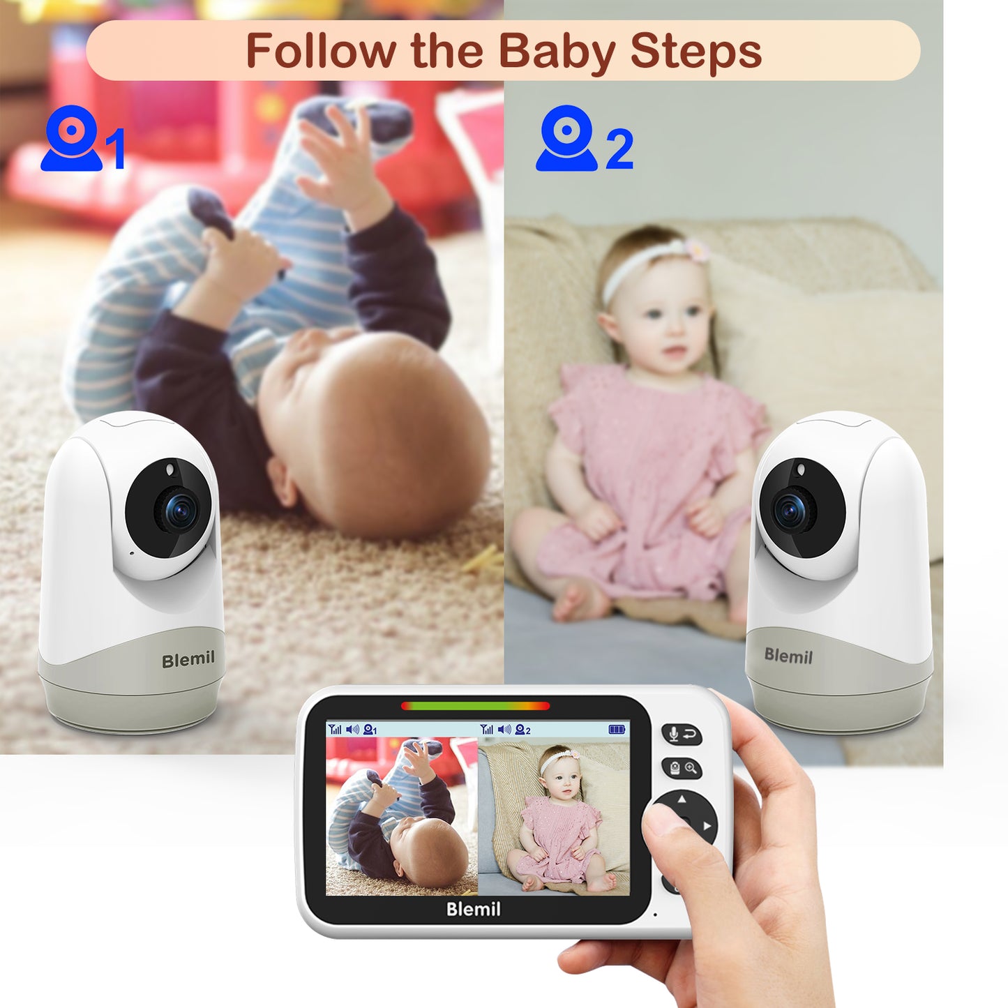 Blemil BL9052 Video Baby Monitor