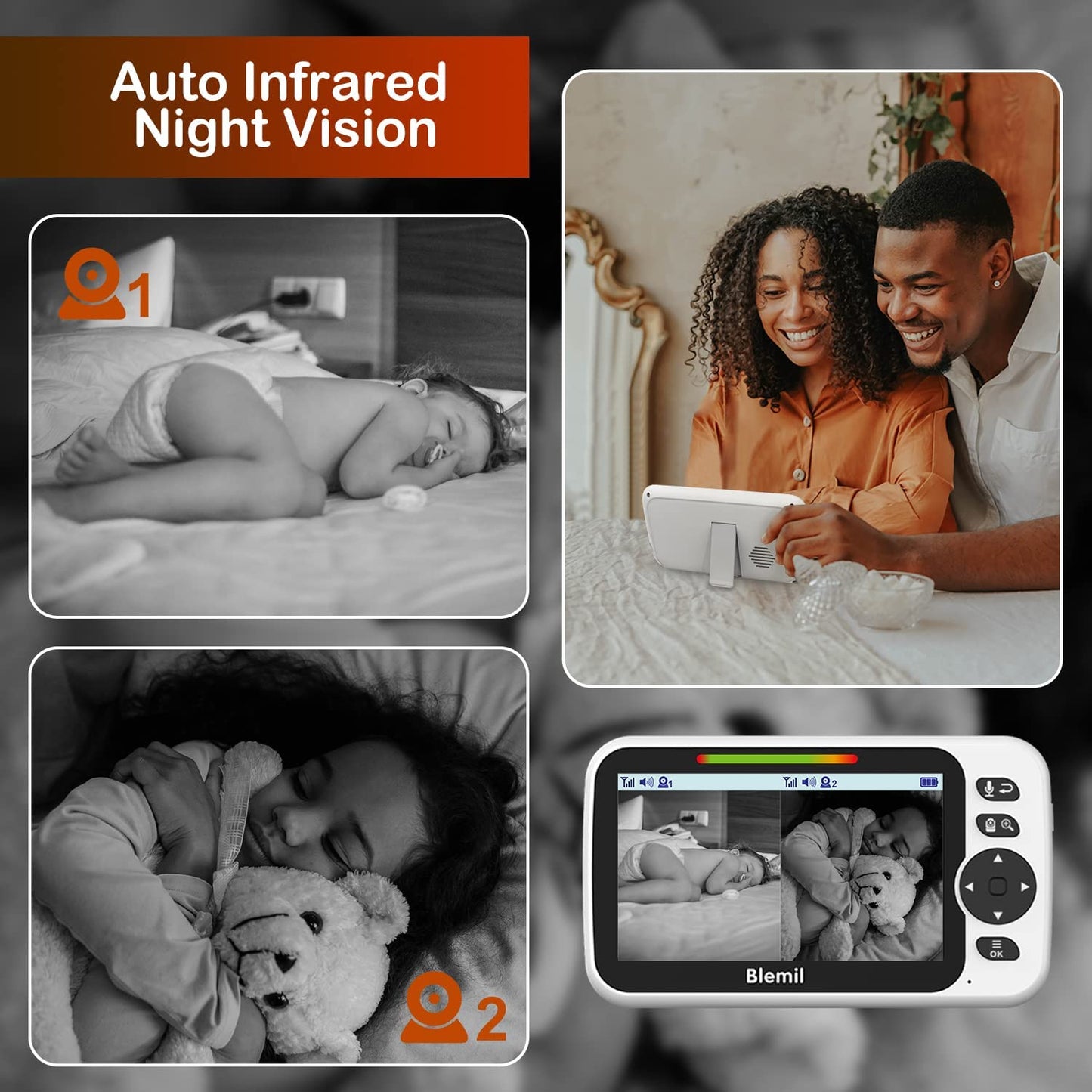 Blemil BL9052 Video Baby Monitor