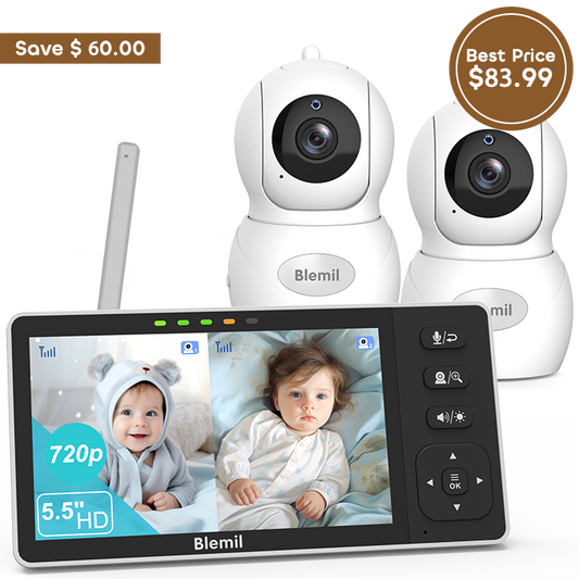 Blemil BL9055-2 Video Baby Monitor with two cameras ﻿