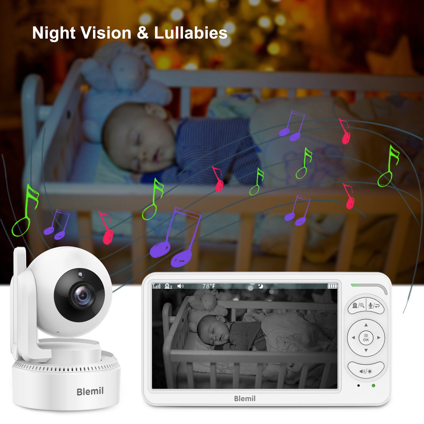 Blemil BL9064 Video Baby Monitor