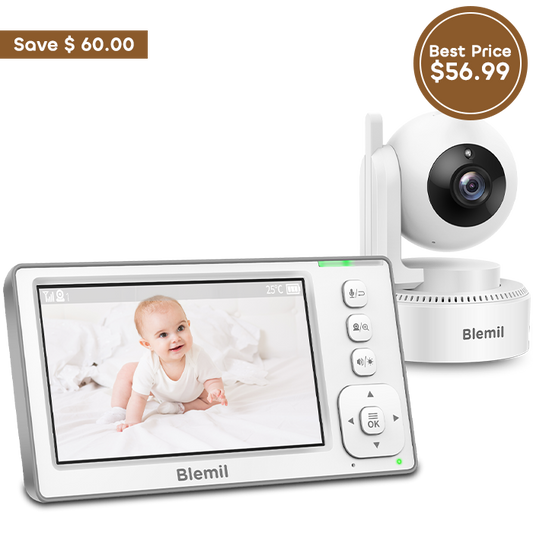Blemil BL9046 4.3 Inch Video Baby Monitor