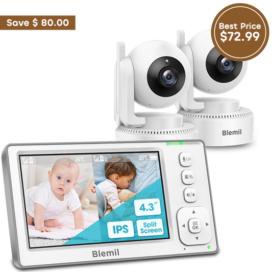 Blemil BL9046-2 Video Baby Monitor with two cameras
