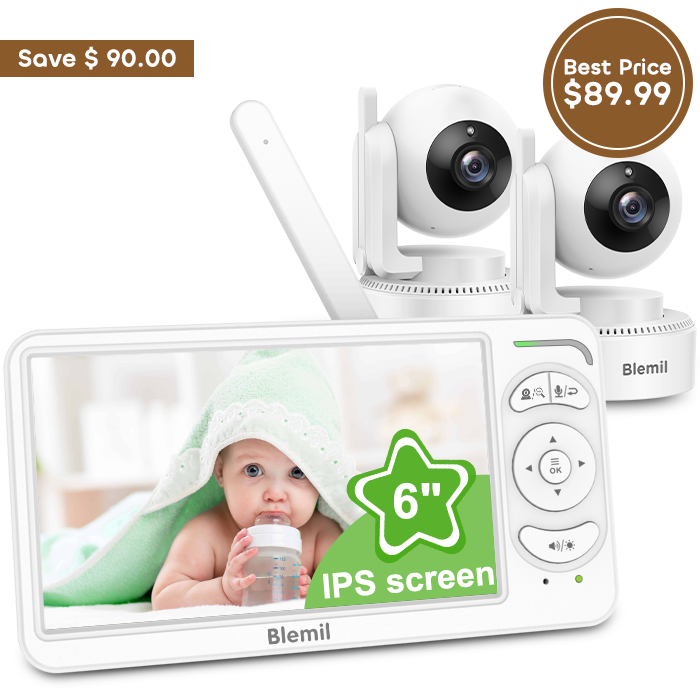 Blemil BL9064-2 Video Baby Monitor with two cameras