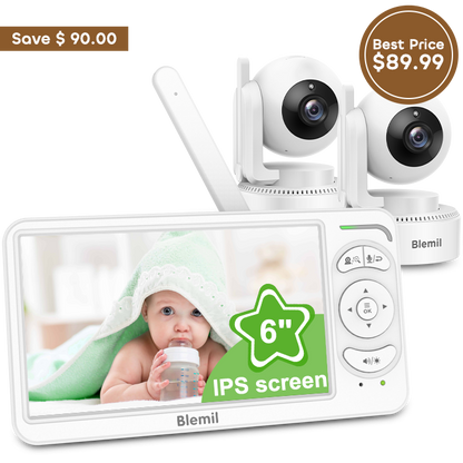 Blemil BL9064-2 Video Baby Monitor with two cameras