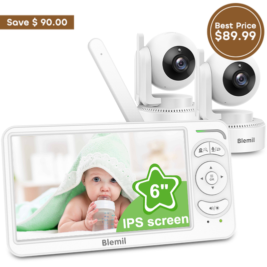 Blemil BL9064-2 Video Baby Monitor with two cameras