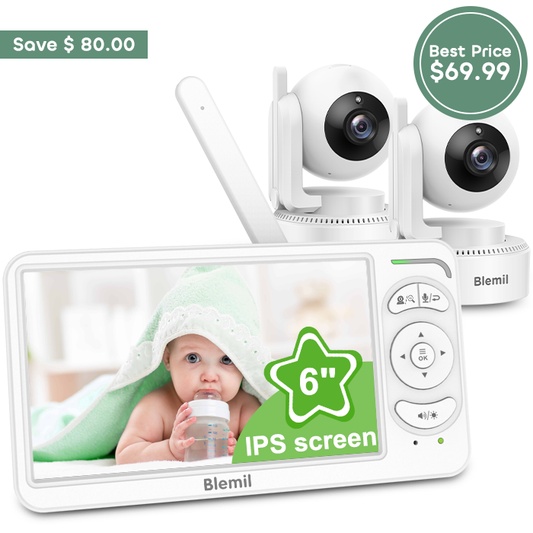 Blemil BL9064-2 Video Baby Monitor with two cameras