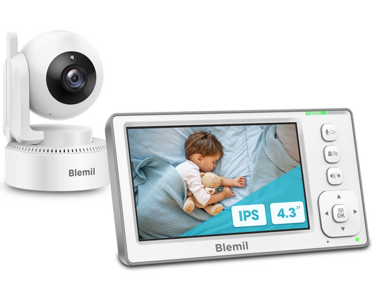 Blemil BL9046 4.3 Inch Video Baby Monitor