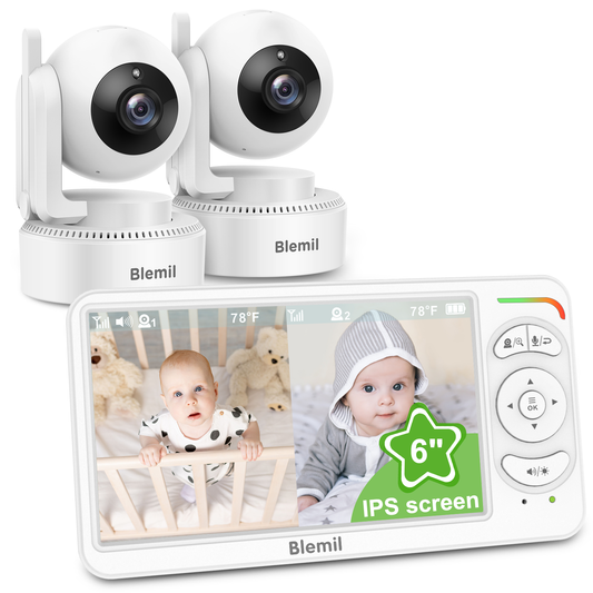 Blemil BL9064-2 Video Baby Monitor with two cameras